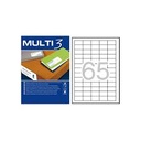 ETIQUETAS MULTI 3 10509 38X21.2 MM. 500