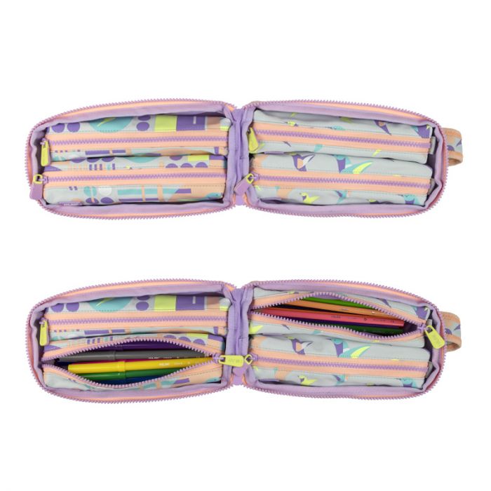 KIT MILAN 08872SCL SUGAR COLIBRÍ 4 ESTUCHES CON CONTENIDO ROSA Y GRIS