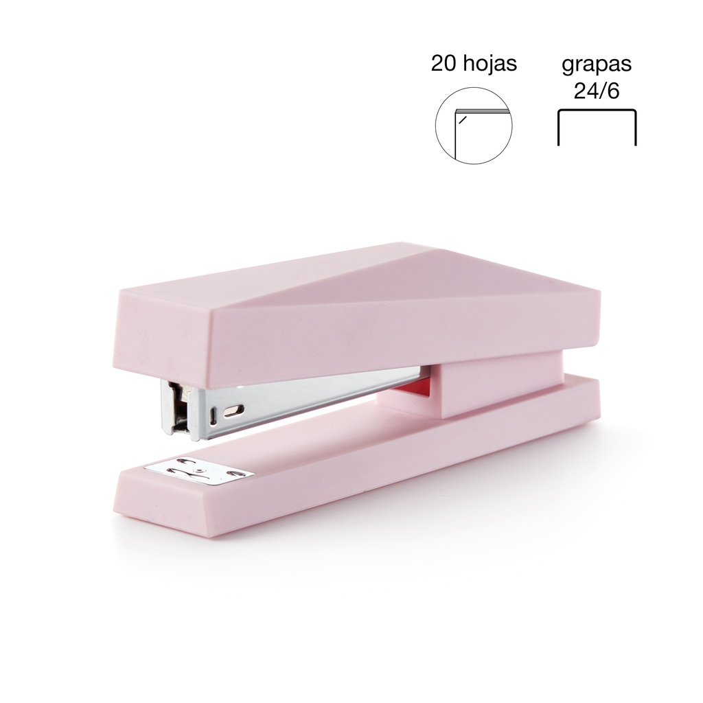 GRAPADORA MR17285 ROSA CON GRAPA 24/6 PARA 20 H.