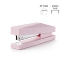 GRAPADORA MR17285 ROSA CON GRAPA 24/6 PARA 20 H.