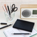 BOLIGRAFO METALICO MR11597 CLIC NEGRO PLATA