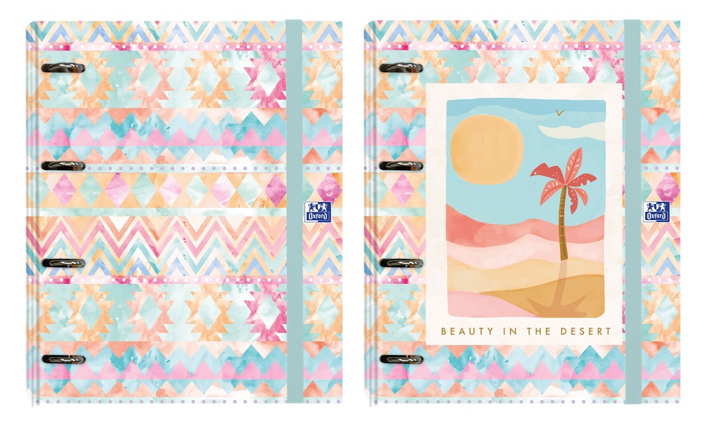 CARPETA OXFORD 400158692 A4+ EUROPEANBINDER 5X5 TAPA EXTRADURA RECAMBIO 5 PASTEL 