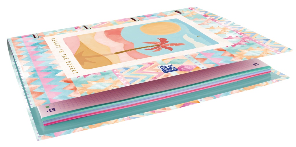 CARPETA OXFORD 400158692 A4+ EUROPEANBINDER 5X5 TAPA EXTRADURA RECAMBIO 5 PASTEL 