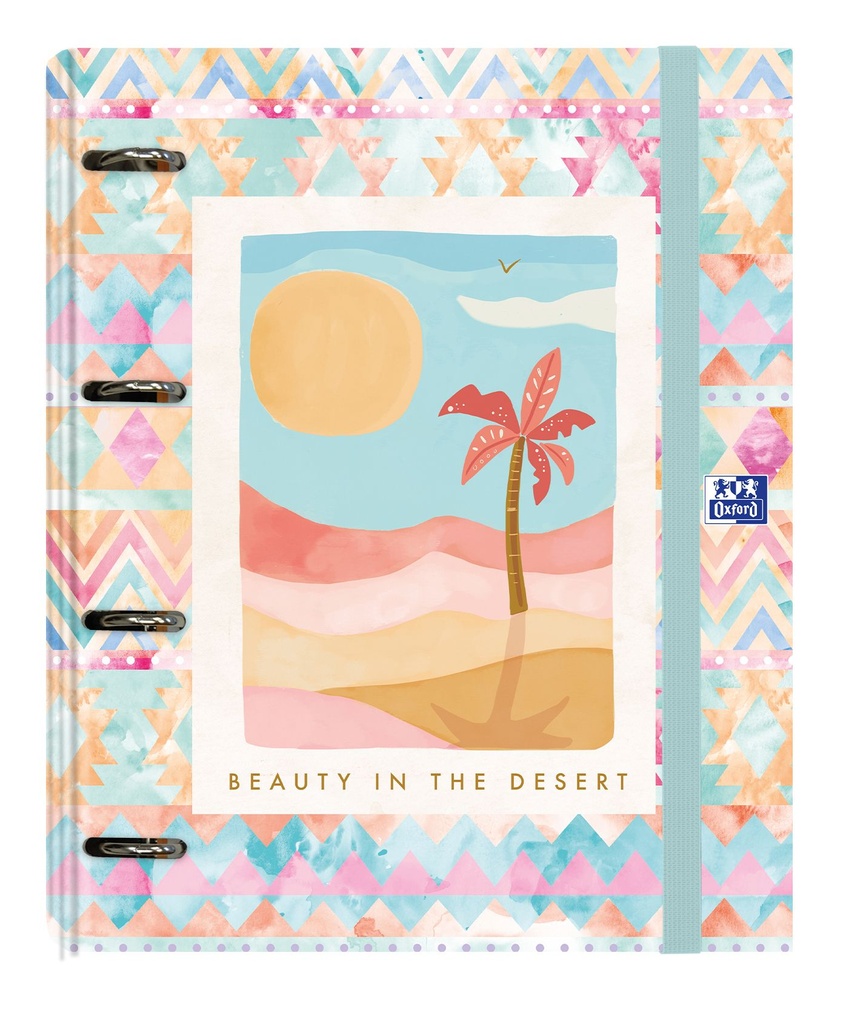 CARPETA OXFORD 400158692 A4+ EUROPEANBINDER 5X5 TAPA EXTRADURA RECAMBIO 5 PASTEL 