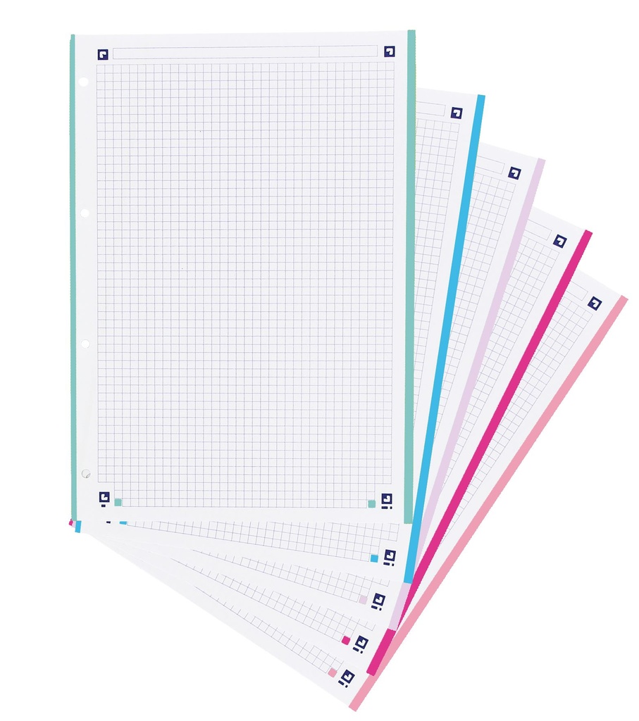 CARPETA OXFORD 400158692 A4+ EUROPEANBINDER 5X5 TAPA EXTRADURA RECAMBIO 5 PASTEL 