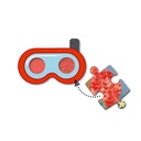 CAJA APLI KIDS 19220 PUZZLE SECRET PLATJA 60U