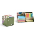 CUBO DE NOTAS MR13189 ADHESIVAS VINT.LILY2VINTAGE LILY