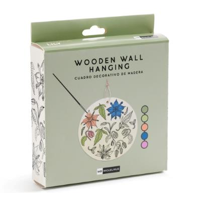 MURAL MR13187 REDONDO MADERA DIY VINT.LILY2 VINTAGE LILY