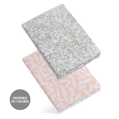 CUADERNO MR8194 A5 PUNT. CORTE ESTAMPADO ROSA B&W2 BLACK OR WHITE