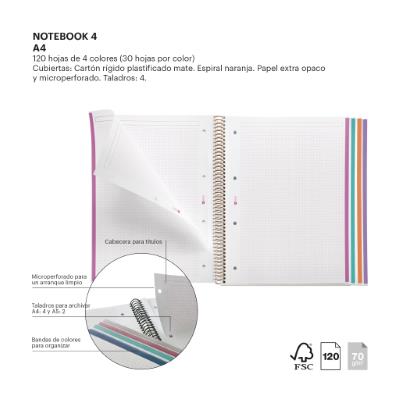 CUADERN MR46832 NB4 A4 120 CLA MESSAGE JOY2 TIME OF JOY