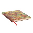 CUADERNO PAPERBLANKS FB7263-8 MIDI FLOR SILVESTRE BAVARIA RAYADO 