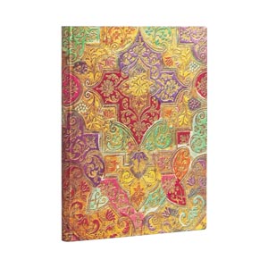 CUADERNO PAPERBLANKS FB7263-8 MIDI FLOR SILVESTRE BAVARIA RAYADO 
