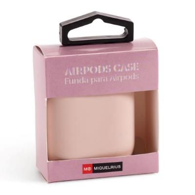 FUNDA MR13217 AIRPOD LISO ROSA2 TECH ACCESSORIES