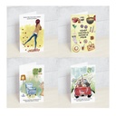 POSTALES HAPPY MOTS PK-PT-DES-C DESITJOS CAT. 11X5.5 CM VARIOS MODELOS