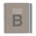 CUADERNO MR6149 NB4 A5 120 CL.RECIC.GRIS ECOALF