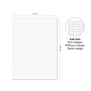 RECAMBIO MR9013 A4 100 H. CUADRICULA S/MARGEN