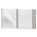 CUADERNO MR2827  6 micro.tapa PP A5 150h CUADRIC.5x5 NEGRO