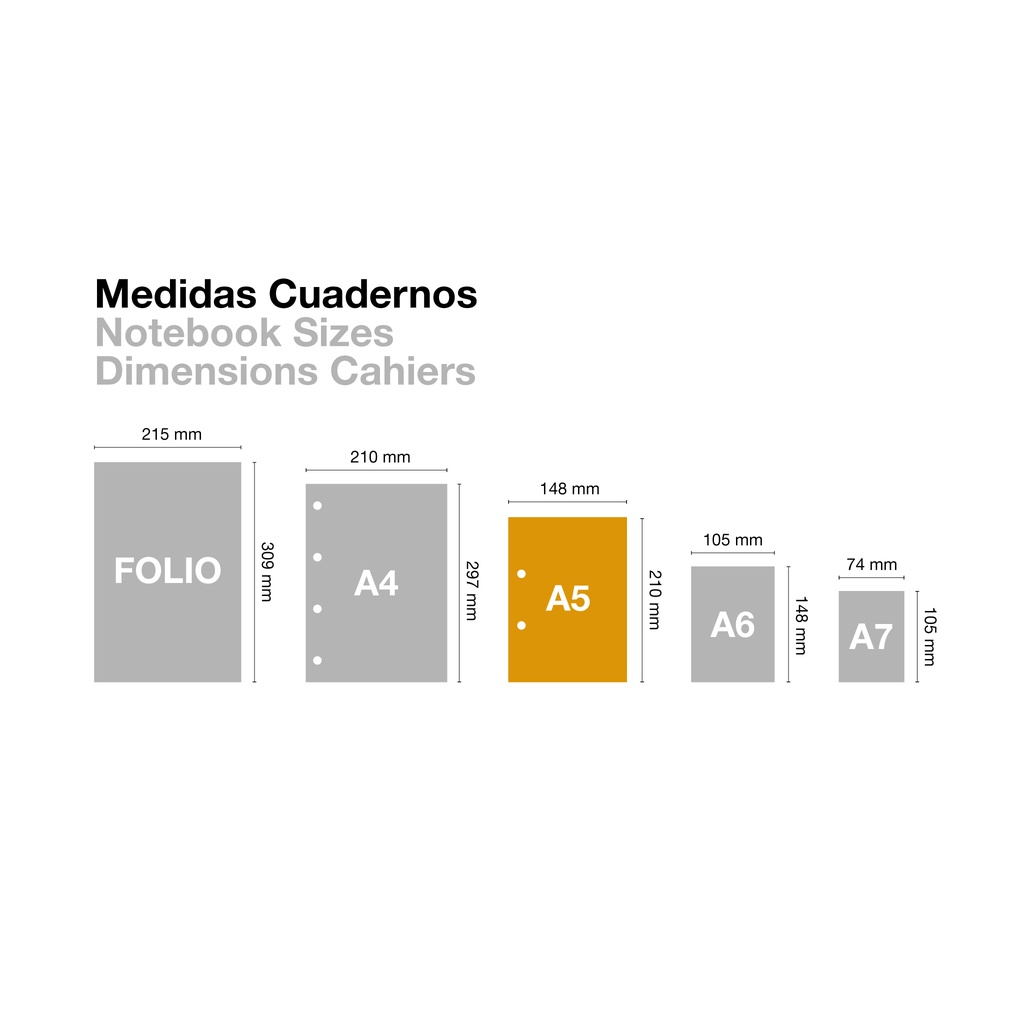 CUADERNO MR42007 NOTEBOOK 8 micro.tapa PP A5 200h 70g CUADRIC.5x5 NEGRO