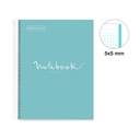 CUADERNO MR46047 NB-1 A4 80 CLA 90G EMOTIONS AZUL CIELO