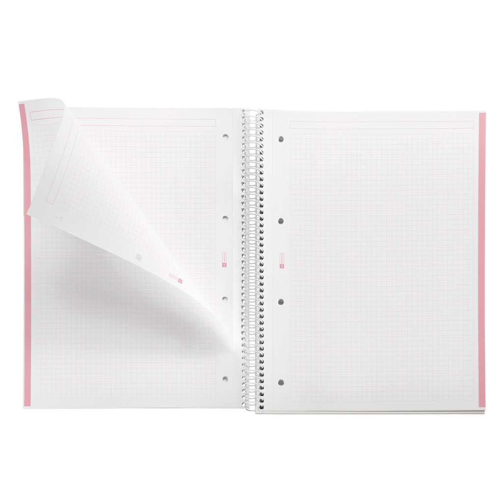 CUADERNO MR46056 NB-1 A4 80 CLA 5X5 90G EMOTIONS ROSA