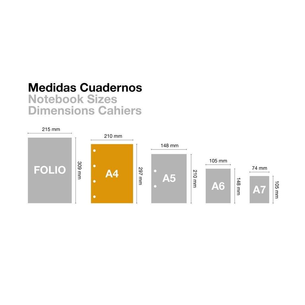 CUADERNO MR46056 NB-1 A4 80 CLA 5X5 90G EMOTIONS ROSA