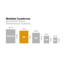 CUADERNO MR46056 NB-1 A4 80 CLA 5X5 90G EMOTIONS ROSA