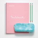 CUADERNO MR46056 NB-1 A4 80 CLA 5X5 90G EMOTIONS ROSA