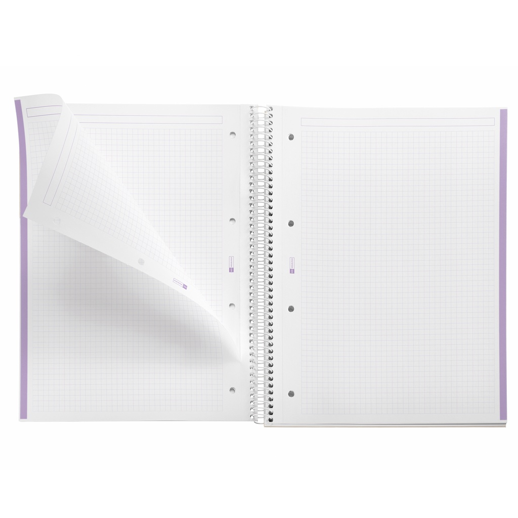 CUADERNO MR46055 NB-1 A4 80 CLA 90G EMOTIONS LAVANDA 5X5