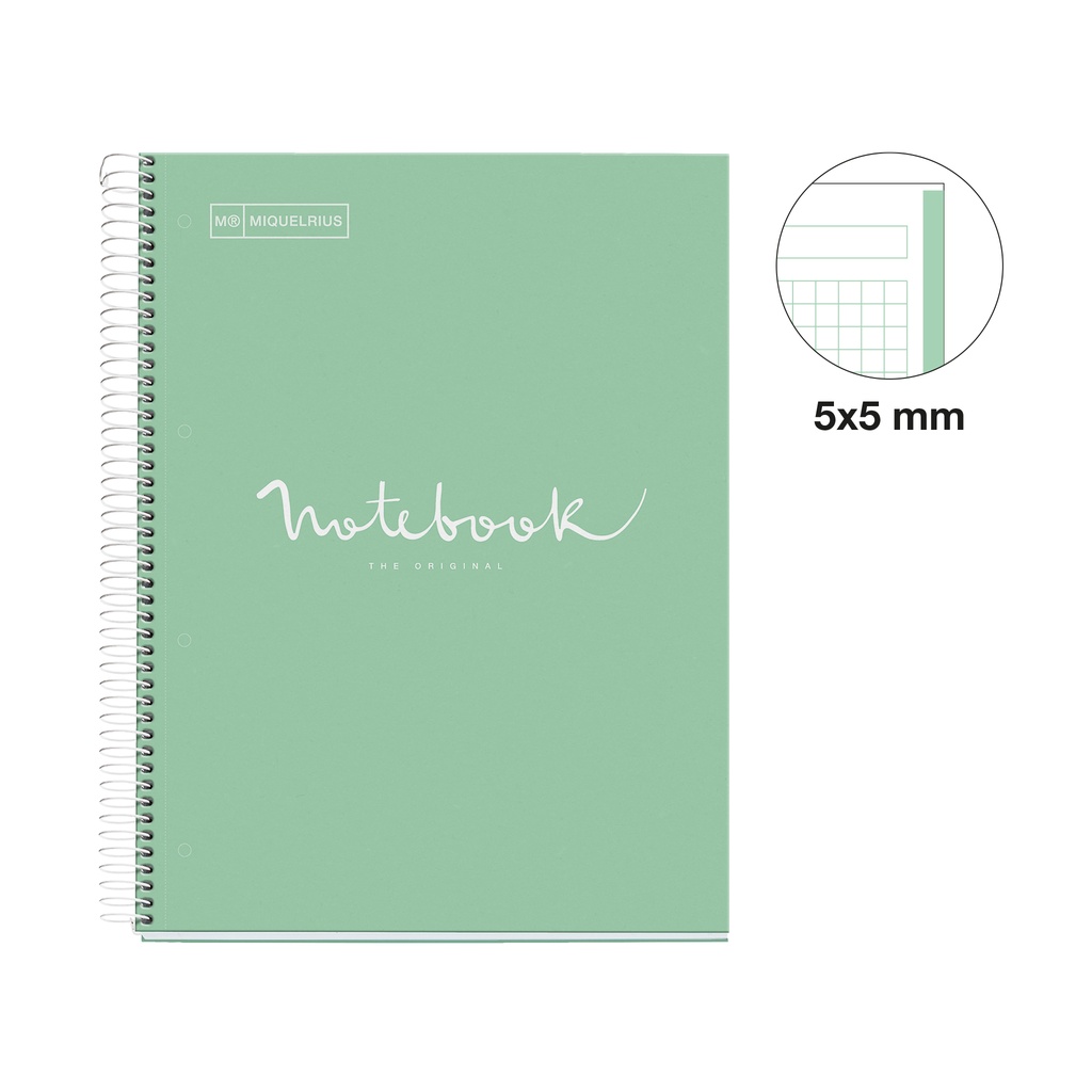 CUADERNO MR46050 NB-1 A4 80 CLA 5X5 90G EMOTIONS MENTA