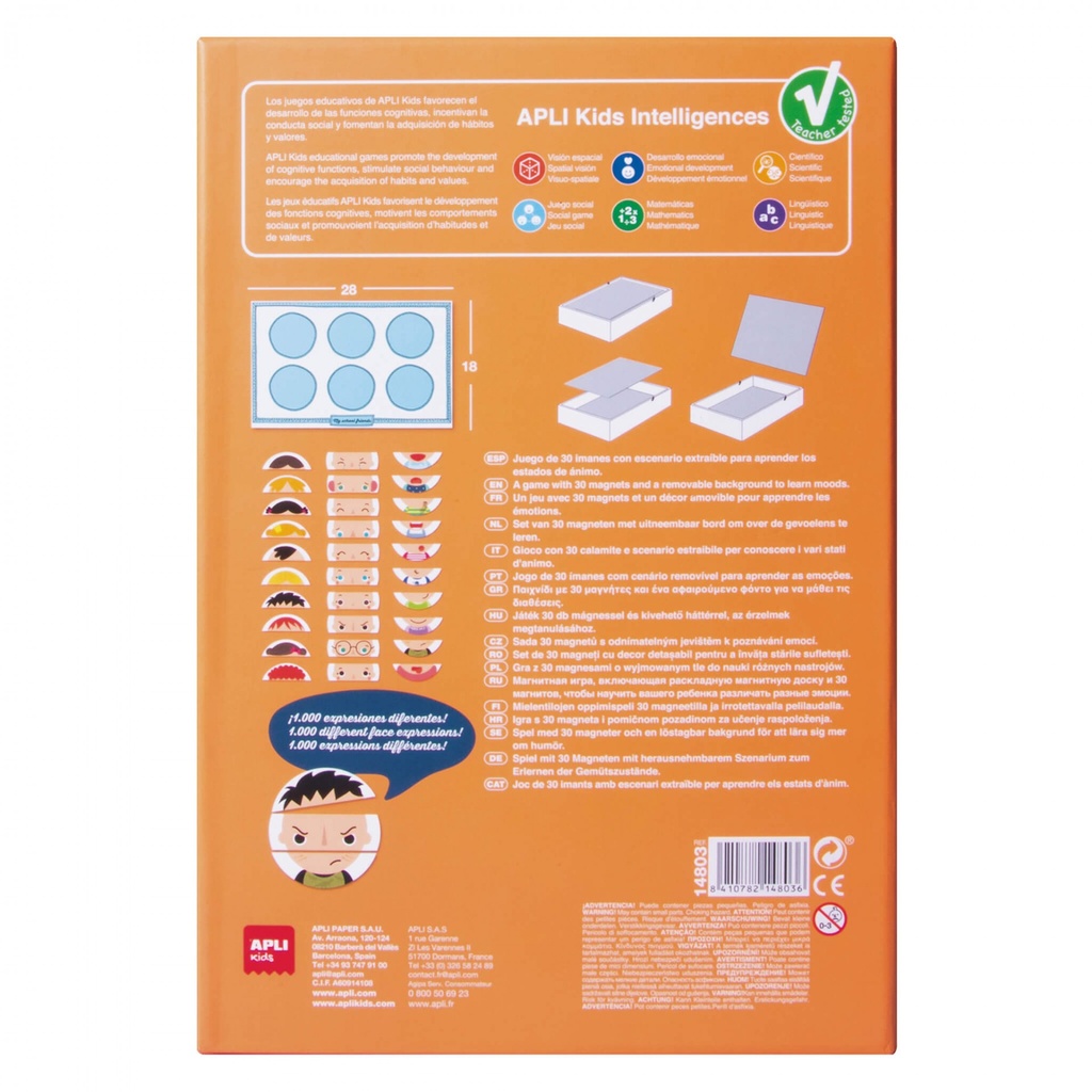 CAJA APLI 14803 MAGNETICO ESTADOS DE ÁNIMO