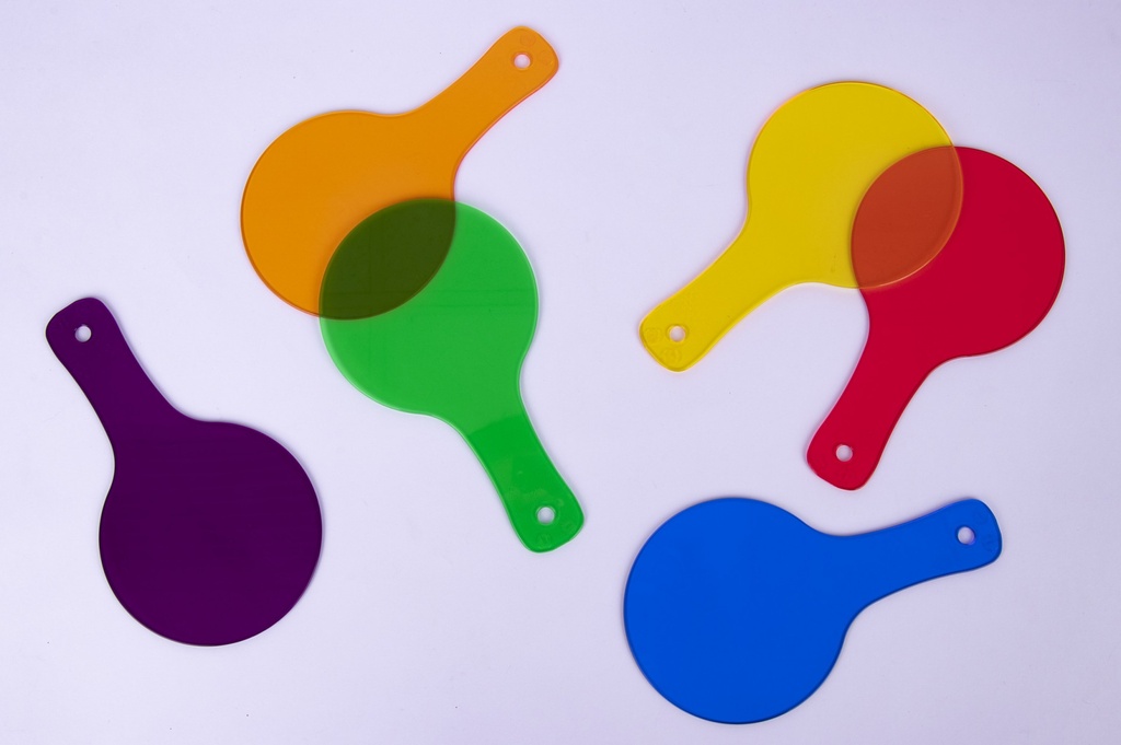 PALETAS APLI 17487 SENSORIALES DE COLORES 6 UNID.