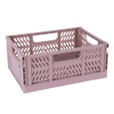 PACK 4 CAJAS 19556 PLEGADAS Y APILABLES 29X21X12 MM. BEIGE