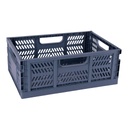 PACK 1 CAJA APLI 19558 PLEGADAS Y APILABLES 43X29X16 MM. AZUL