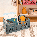 PACK 1 CAJA APLI 19558 PLEGADAS Y APILABLES 43X29X16 MM. AZUL