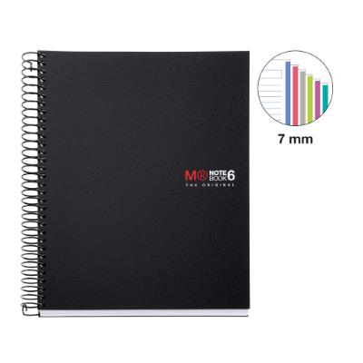 CUADERNO MR2833 NB6 A5 150 HOR. PP NEGRA 