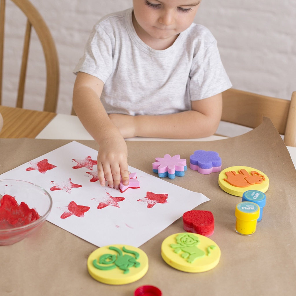 BOLSA APLI 15136 SELLOS DE GOMA EVA 3 UNID.