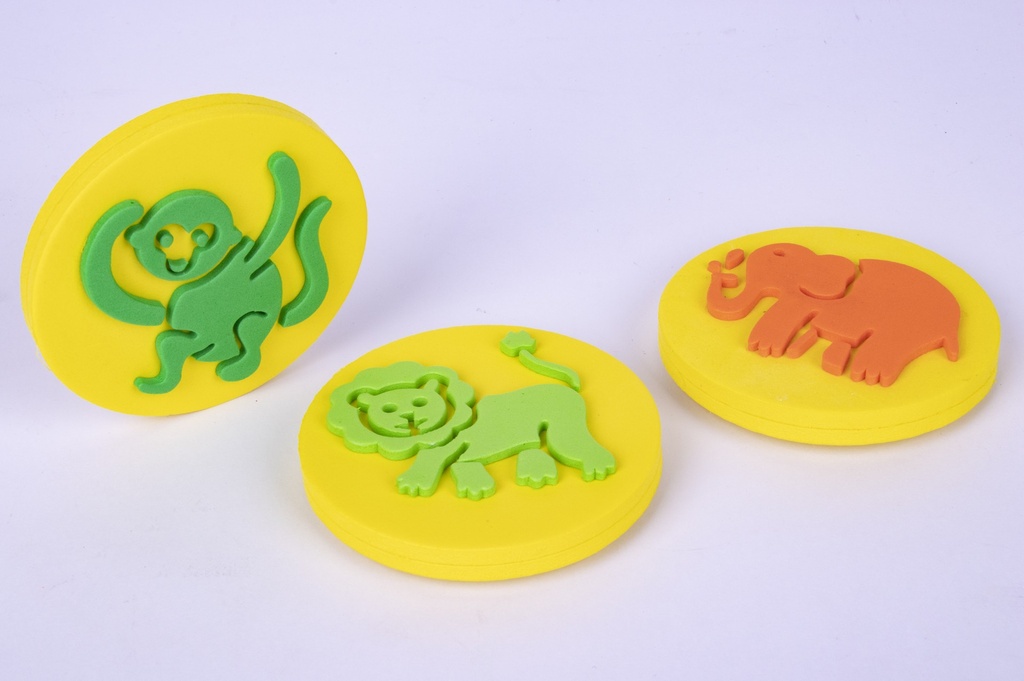 BOLSA APLI 15136 SELLOS DE GOMA EVA 3 UNID.