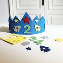 CORONA APLI 14478 GOMA EVA CUMPLEAÑOS AZUL