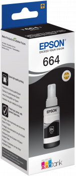 CARTUCHO EPSON  C13T664140 L555/355 NEGRO ECOTANK T6641 (4K) (70ML)