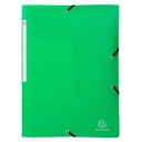 CARPETA EXACOMPTA 55840E CON GOMAS 3 SOLAPAS POLIPROPILENO OPAK  COLORES SURTIDOS