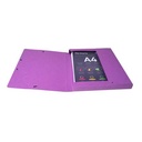 CARPETA PROYECTOS EXACOMPTA 50300E EXABOX CARTULINA LUSTRADA NATURE FUTURE A4+ GOMAS 2,5 cm SURTIDO