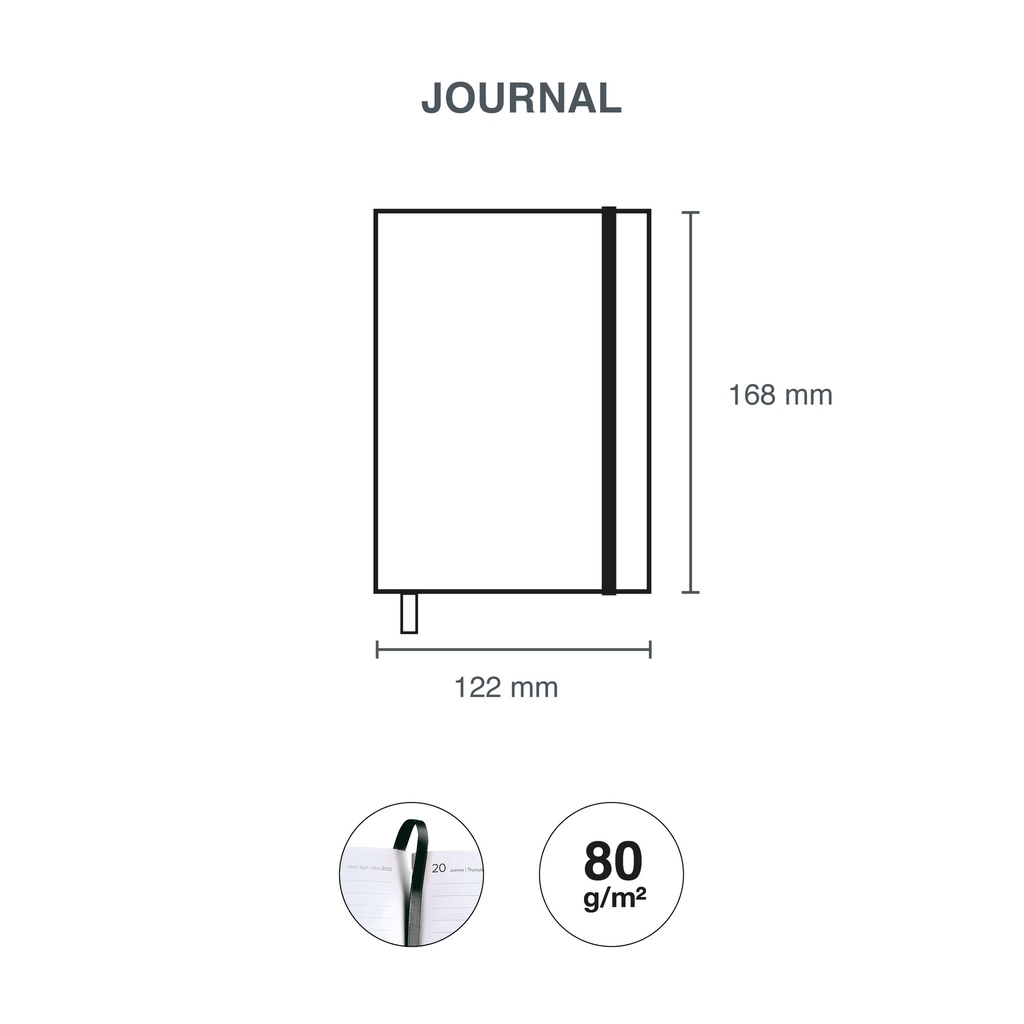 AGENDA MR33334 JOURNAL D/P-CAT LUXOR FLX.NEGRO25