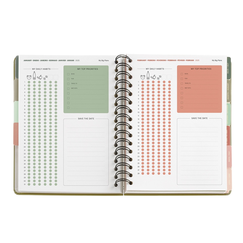 AGENDA MR34197 PLUS W-O S/V TULIPANES JNIELSEN25
