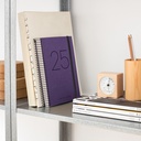 AGENDA MR34462 ESPIRAL PLUS S/V-CAT RECY.PURPURA 25