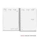 AGENDA MR34463 ESPIRAL PLUS S/V-CAT RECY.NEGRO 25