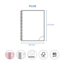 AGENDA MR34474 ESPIRAL PLUS S/V-CAT POLKA DOTS 25