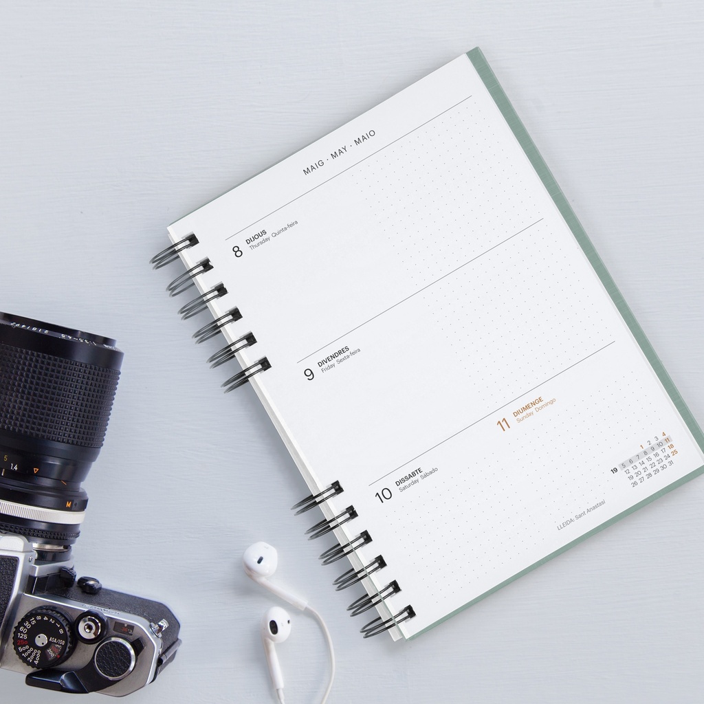 AGENDA MR34496  PLUS W-O S/V-CAT VERDE BASICS 25