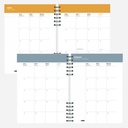 AGENDA MR34789  PLUS W-O D/P GRIS BASICS 25