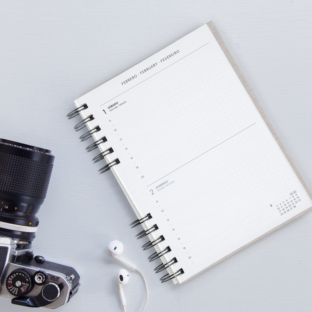 AGENDA MR34789  PLUS W-O D/P GRIS BASICS 25