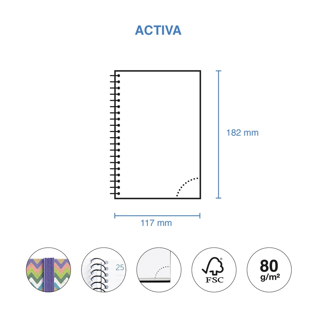AGENDA MR38826 ESPIRAL ACTIVA S/V-CAT MALLORCA 25